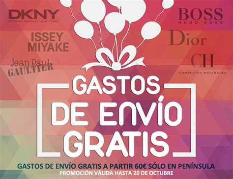 perfumes gastos envio gratis